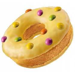 #1437 papita donut banana piece