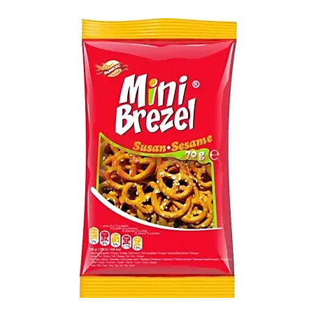 #2771 Mini Brezel Sesame