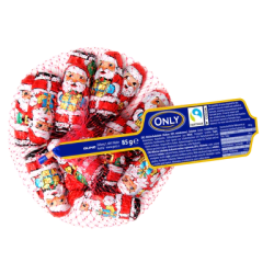 #3030 Santa-Claus-milk-chocolate-with-milk-cream-filling-85g-Image-1