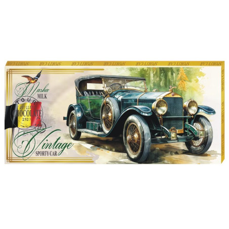 #3805 masha_cokolada_zelene_auto_vintage_car
