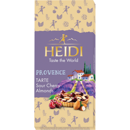 Heidi Limited Provence Višňa -Mandle 80g