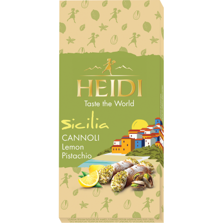 Heidi Limited Sicilia - Cannoli Citrón-Pistácia 80g